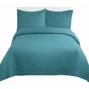 Genérico - Cubrecama Quilt Unicolor Verano 2 Plazas 230X250