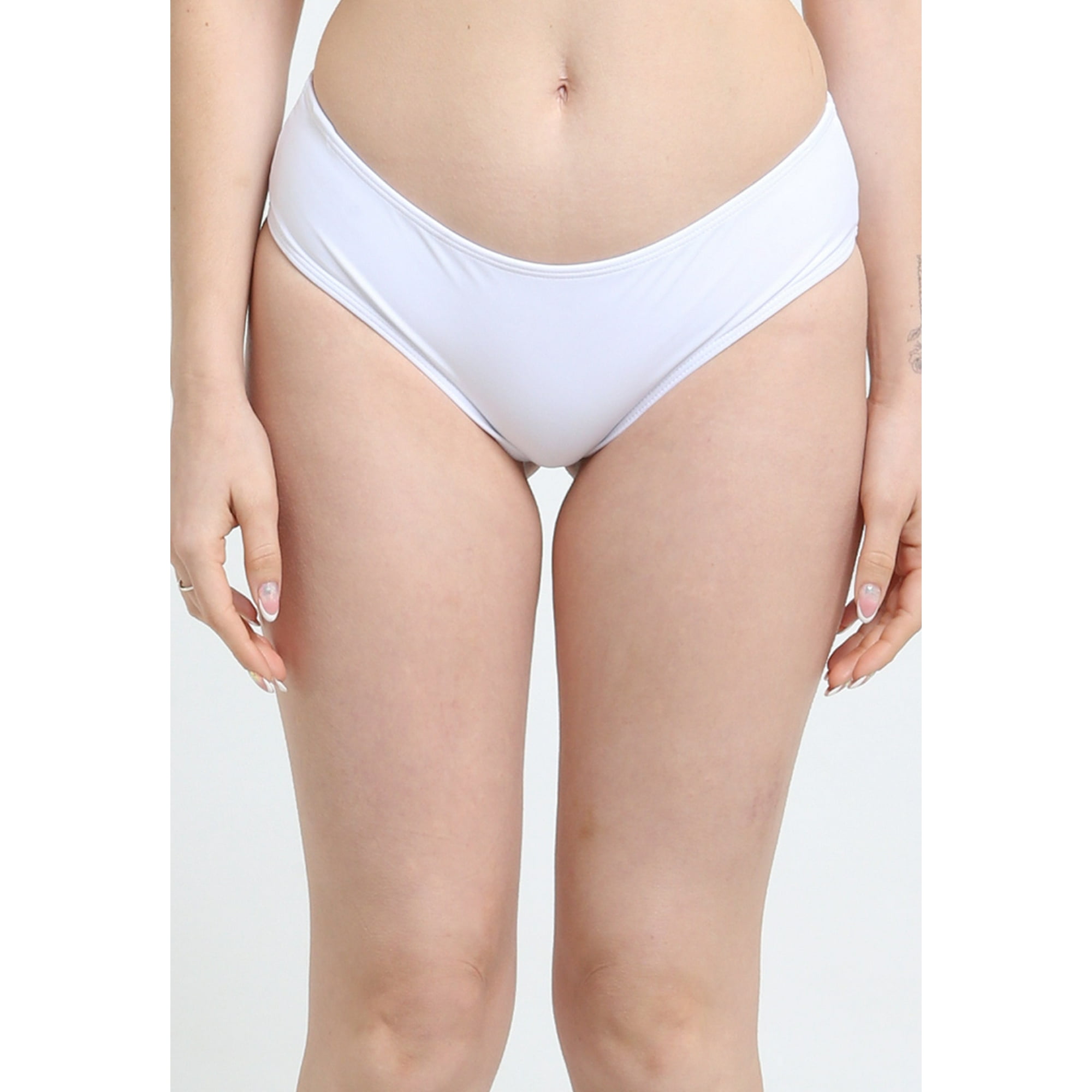 Samia - Bikini Calzón Culote Tanga Blanco Xl