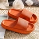 thumbnail image 1 of Soft Sole Women's Indoor Pillow Slides - Comfortable Open Toe Bathroom Slippers for Home and Travel, 1 of 5