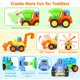thumbnail image 4 of Coches Toy ORWINE con motor de fricción por inercia para niños pequeños de 18 m o más, 4 unidades, 4 of 9