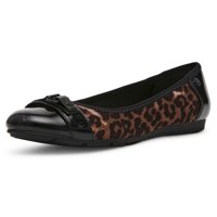 Zapatos Anne Klein Able Ballet Flat Para Mujer Con Estampado De Leopardo