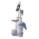 thumbnail image 5 of Estatua Mediterránea Rústica Con Pájaro Doble Para Jardín, Escritorio, Sala De Estar, Estilo Retro Azul, 5 of 5