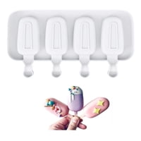 Genérico - Moldes De Silicona Para Helados Molde Paletas Helado Mini