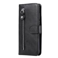 Gangxun - Funda Con Cremallera Para Samsung Galaxy A71 5G, Carcasa Cartera De Cuero Pu Con Soporte Y Tarjetero