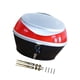 thumbnail image 3 of Caja de almacenamiento trasera para motocicleta, baúl para motocicleta, multiusos, organizado, para bicicleta eléctrica, baúl trasero para motocicleta argén, 3 of 5