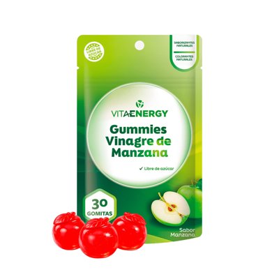 Suplemento Gomitas Vinagre De Manzana 30 Un Vitaenergy