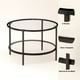 thumbnail image 5 of Mesa de Centro Orbe con Vidrio y Metal Negro, 5 of 7