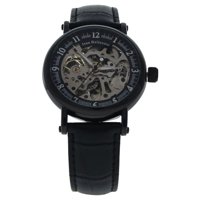 Jean Bellecour - Reloj Redh Con Correa De Cuero Negro De Para - Reloj