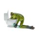 thumbnail image 1 of Figura De Rana, Regalo Creativo, Hecha A Mano, Animal Coleccionable Para Porche, Estante, Hogar., 1 of 5