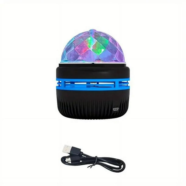 1pc Starry Projector Light With 7 Color Patterns & Remote Control, Multifunctional Polar Projector Night Light For Bedroom Atmosphere
