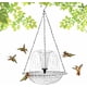 thumbnail image 1 of Baño pájaros solar colgante doble capa atrae colibríes exterior jardín, 1 of 8