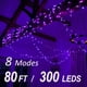 thumbnail image 4 of Cadena de luces negras Solhice de 24 m, 300 LED con control remoto, 4 of 8
