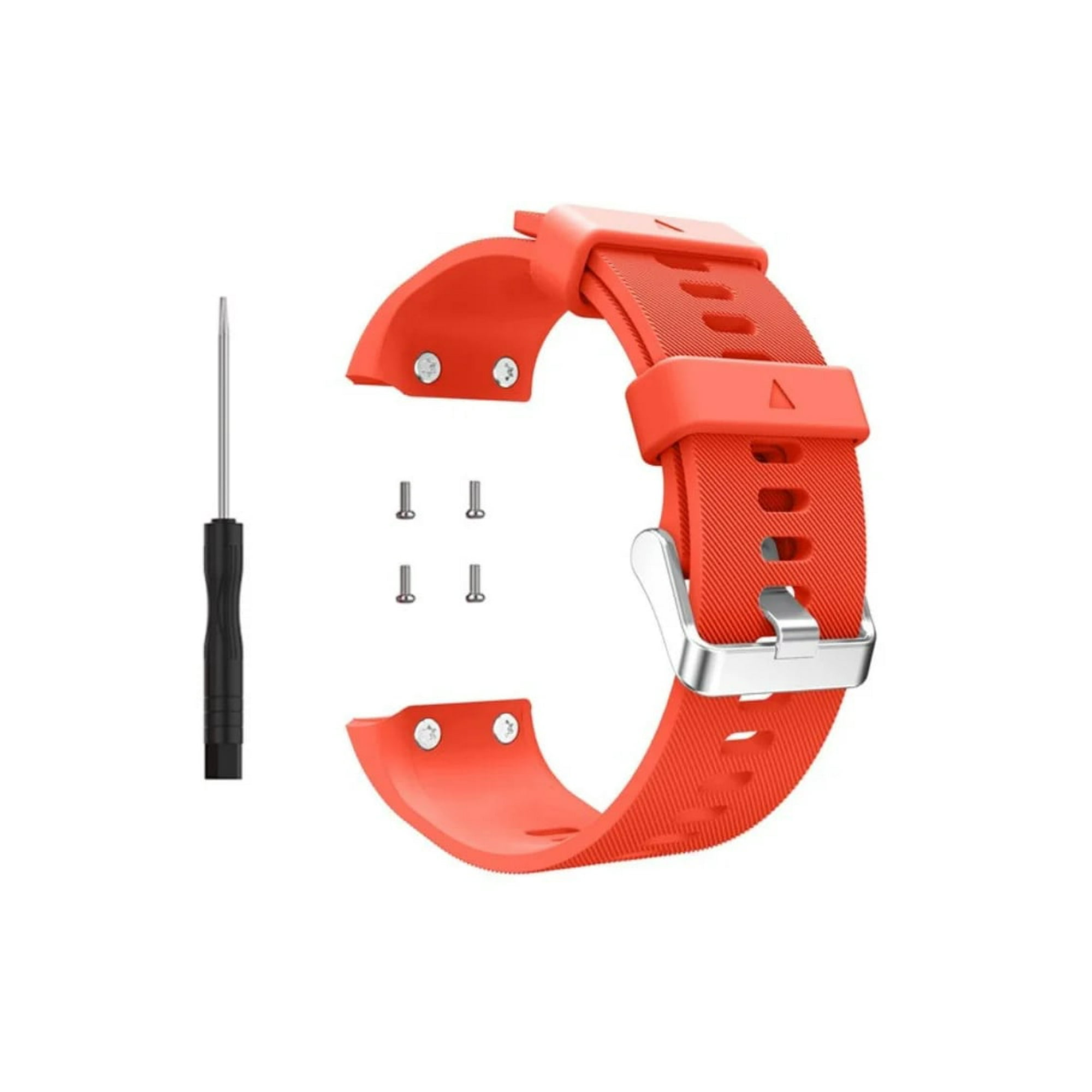 Genérico - Correa Compatible Con Garmin Forerunner 30 35 22mm Naranja