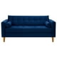thumbnail image 1 of Sofa Retro 3c Felpa 04 Azul Marino, 1 of 6