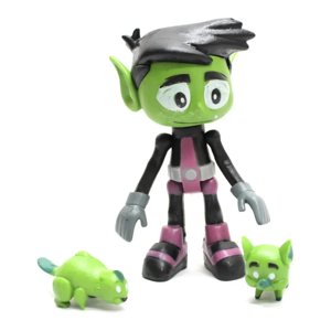Genérico - Juguete Figuras Jovenes Titanes 3 Piezas 14Cm Accesorios