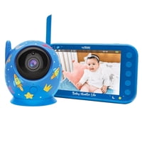 Soymomo - Video Monitor De Bebé Baby Monitor Lite Azul Pantalla 4,3