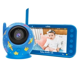 Soymomo - Video Monitor De Bebé Baby Monitor Lite Azul Pantalla 4,3