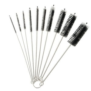 Genérico - 10 Cepillos De Limpieza De Tuberías De 20 Cm Para Pajitas, Botellas Y Tubos De Ensayo.