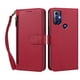 thumbnail image 1 of Funda Tipo Billetera para Motorola Moto G Play 2023 con Soporte y Bolsillo con Cierre Rojo, 1 of 1