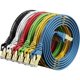 thumbnail image 1 of Cable Ethernet Cat7 plano blindado CableGeeker de 1 m, paquete de 6, 1 of 7
