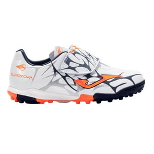 Zapatilla Fútbol Turf Kids Supercopa Jr Blanco Naranjo Joma