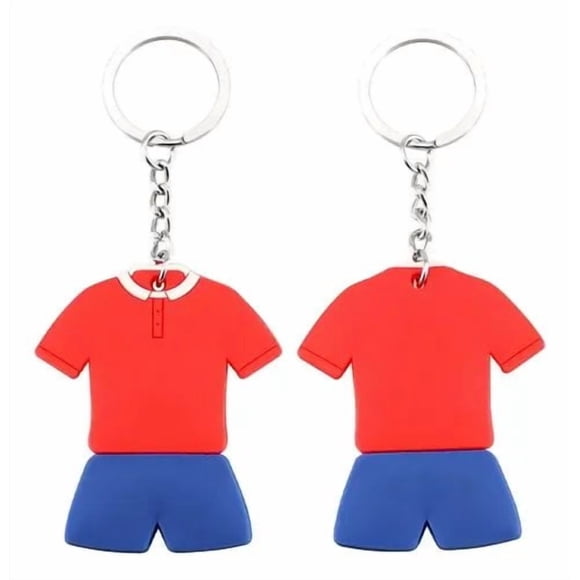 Llavero Selección Pvc Rojo/azul - Calidad Premium
