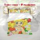 thumbnail image 1 of Playful Floral Print 3pcs Bedding Set Soft Duvet Cover and Two Pillowcases Ideal for All Seasons Perfect for Home Bedrooms & Guest Rooms, 1 of 5