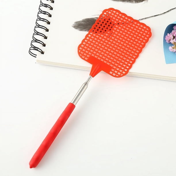 1pc, Creative Retractable Plastic Fly Swatter, Summer Mosquito Swatter, Home Daily Use Fly Killer Artifact, Summer Essentials, Beach, Travel Accessories