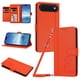 thumbnail image 1 of Funda Cartera Trébol para iPhone Air con Ranuras Tarjetas y Carga Inalámbrica Naranja, 1 of 6