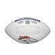 thumbnail image 3 of Balón de fútbol americano Wilson NFL Live Signature oficial, tamaño oficial, Denver, 3 of 5