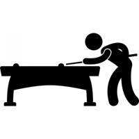 Rienda Libre Graphics - Decomural Snooker Pool Player Ws-18493