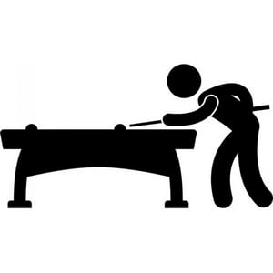 Rienda Libre Graphics - Decomural Snooker Pool Player Ws-18493