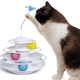 thumbnail image 1 of Torre De Juego Para Gatos 3niveles Pelotas Y Pluma Giratorio, 1 of 6