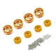 thumbnail image 4 of Cubo De Rueda De Metal Con Tornillos Tuercas Ruedas Para WPL B-14 B-14K 1/16 RC Car C-34k Gold, 4 of 5