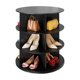 thumbnail image 1 of Estante giratorio de 3 niveles SpaceAid para zapatos - Negro, 1 of 7
