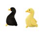 thumbnail image 1 of 2 Uds., Mu?eco De Pato De Peluche Infantil, Decoración De 40cm, Amarillo, 30cm, Negro, 1 of 5