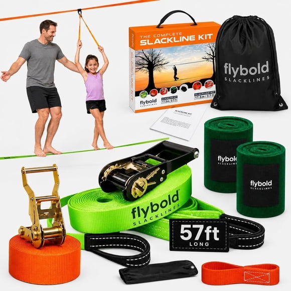 Slackline Flybold de 57 ft para niños y adultos