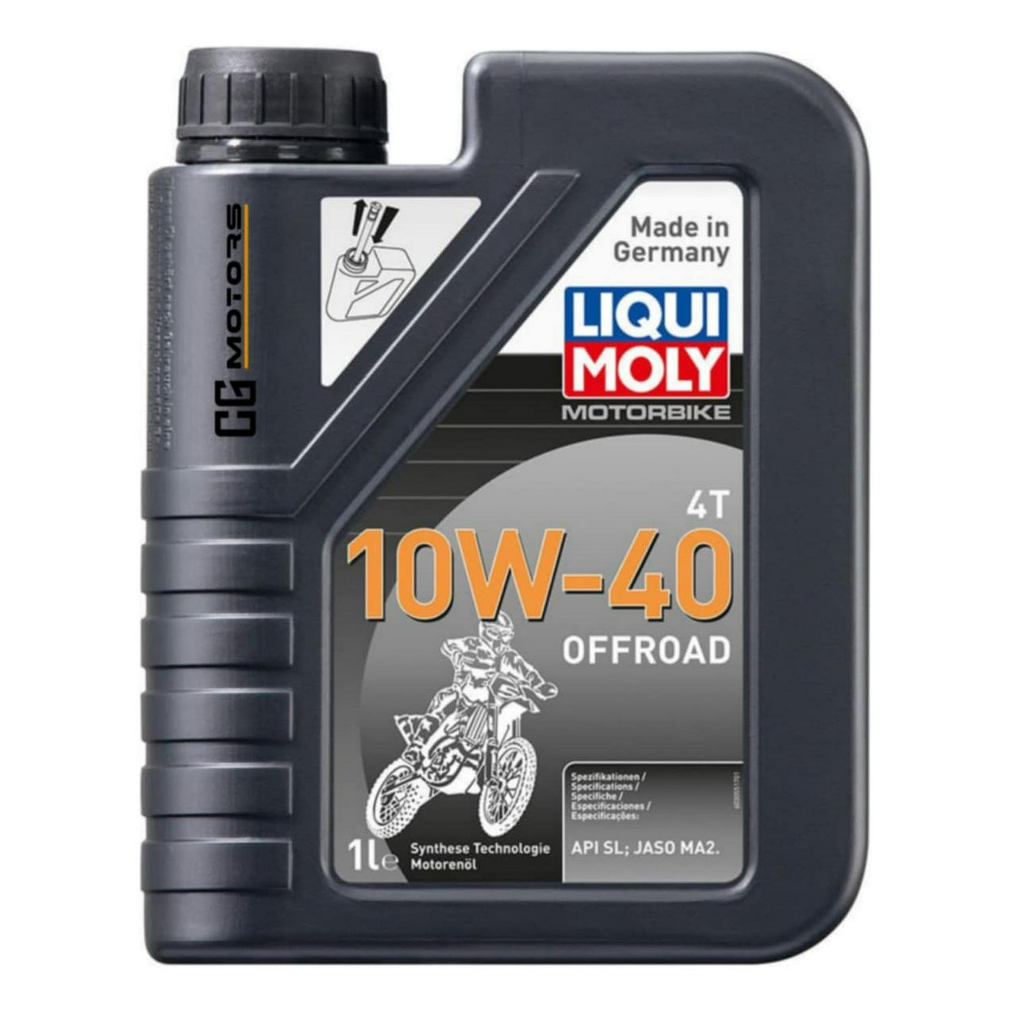 Aceite Para Moto 10w40 Motorbike Offroad Liqui Moly 1l 4t
