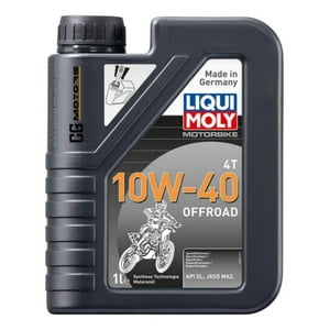Aceite Para Moto 10W40 Motorbike Offroad Liqui Moly 1L 4T Negro
