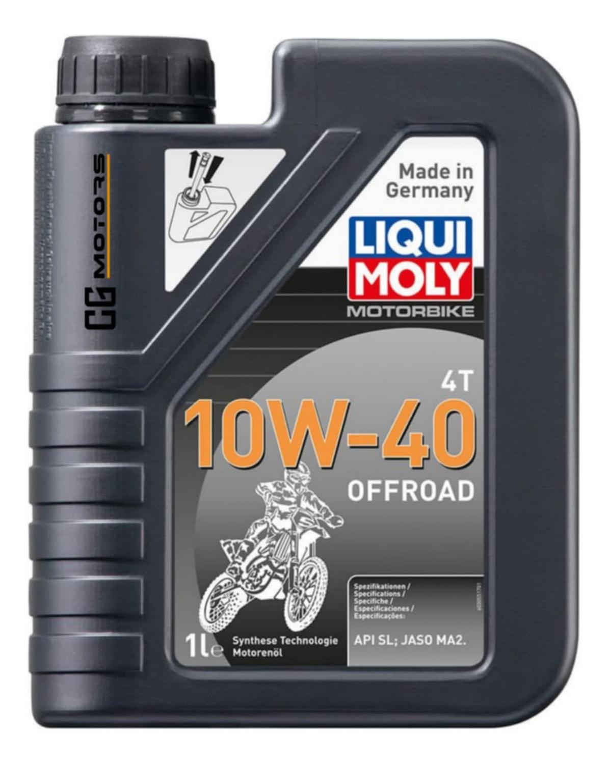 Aceite Para Moto 10W40 Motorbike Offroad Liqui Moly 1L 4T