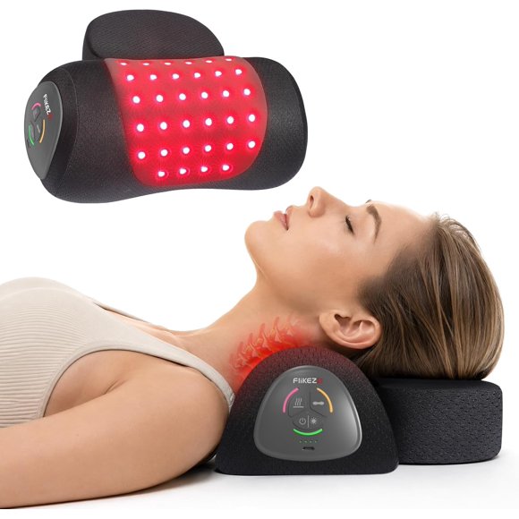 Dispositivo de Tracción Cervical FliKEZE con Luz Roja, Calor y Bolsa de Aire