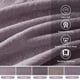 thumbnail image 3 of Juego de Toallas Madison Park 8 piezas color lila claro 800 GSM, 3 of 9