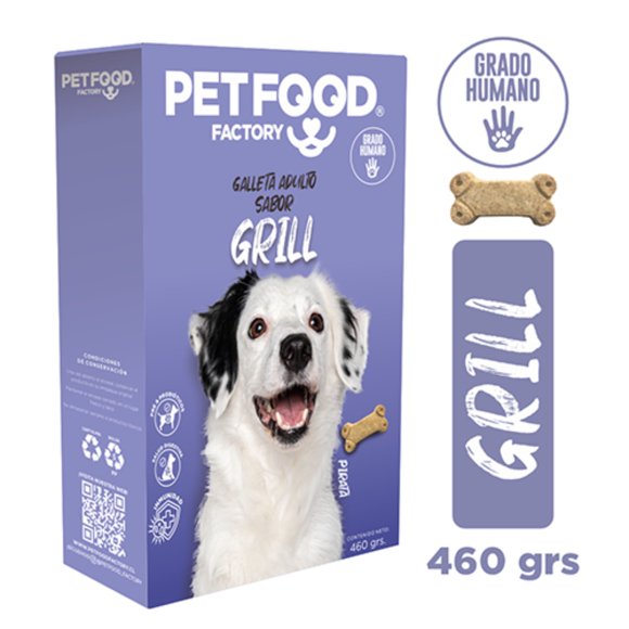 Galleta Perro Adulto Grill, g ml