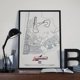 thumbnail image 2 of Cuadro Circuito Zandvoort F1 Países Bajos Formula 1 + Marco Negro, 2 of 2