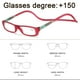 thumbnail image 4 of Las gafas de lectura magnéticas se pueden colgar alrededor del cuello para facilitar su transporte, gafas de lectura plegables., 4 of 5