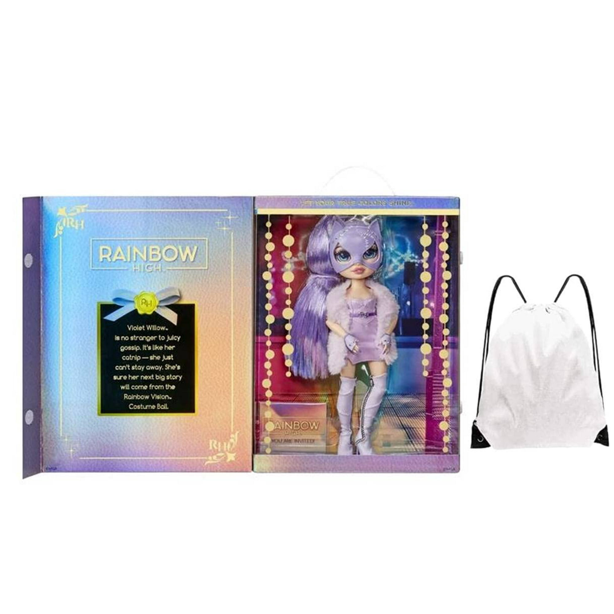 Rainbow High - Muñeca Moderna Con Forma De Arcoíris, Bola De Disfraz De Sauce Violeta, 28 Cm