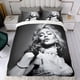 thumbnail image 4 of Madonna Conjunto de sábanas temático, trío de piezas, cómodo y amigable con la piel, diseño único, regalo de decoración para el hogar para familiares, amigos y fans,173X218cm, 4 of 6