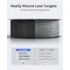 thumbnail image 3 of Filamento para impresora 3D ELEGOO PLA, 1,75 mm, blanco, 4 kg, 3 of 3