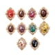thumbnail image 4 of 10 Botones De Abalorios De Adorno De Reverso Plano Para Accesorios Para El Cabello Para álbumes De Recortes DIY, 4 of 5