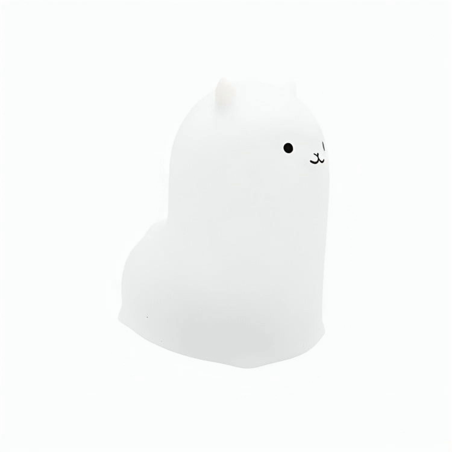 Genérico - Lámpara De Noche De Silicona Led Rgb Squishy Alpaca
